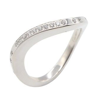 Cartier Silver Clear White Gold (18K) Band Ring (Pre-Owned)