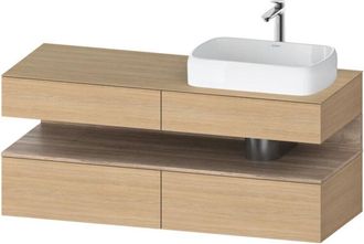 Duravit Qatego Consola Mueble Bajo Lavabo, 2 Extensiones, 2 - Duravit