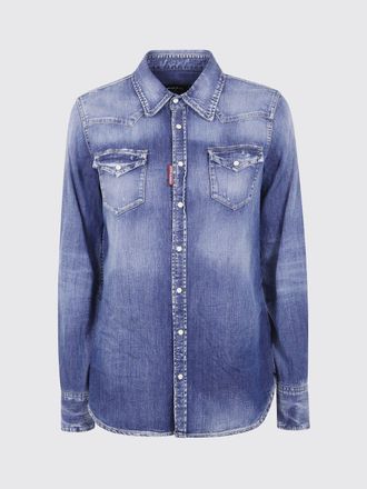 Dsquared2 Camicia casual Dsquared2 in denim stretch