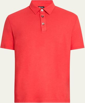 Kiton Mens Cotton Polo Shirt