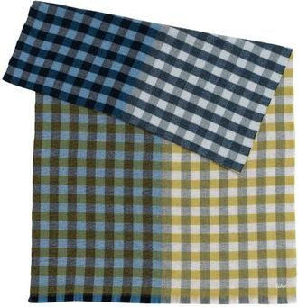 Echo Quarter Check Wrap in French Blue at Nordstrom