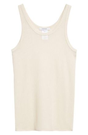 Christophe Lemaire Rib Scoop Neck Tank in Jasmine at Nordstrom, Size Medium