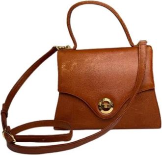 Givenchy Pre-owned Handbags, female, Brown, Size: ONE SIZE Pre-owned Leather Handbag