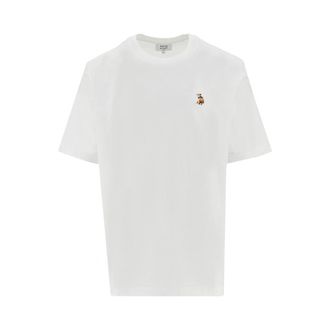 Maison Kitsun&eacute; Dreaming Fox patch T-shirt Man L
