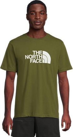 The North Face Evolution Half Dome Regular Short Sleeve T-Shirts Mens Clothing Woodland Green/Tnf White : 2XL, Cotton