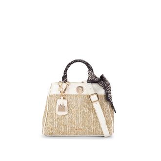Carvela Womens Sorrento Top Handle Bag - Beige Fabric - One Size