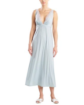 Natori Enchant Lace Applique V-Neck Slip Dress