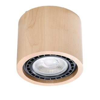 Sollux Lighting L&aacute;mpara de techo madera natural madera alt. 10 cm