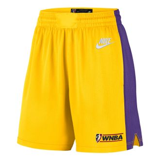 Nike (WMNS) Nike Los Angeles Sparks Court Origins Dri-FIT Victory Knee-Length Shorts Amarillo Field Purple White IO7965-728