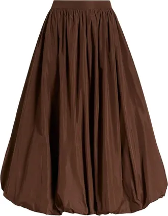 Cinq à Sept Cellah taffeta rok - Bruin