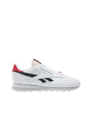 Reebok Unisex Adult Classic Leather FTWWHT/CBLACK/VECTRED 5