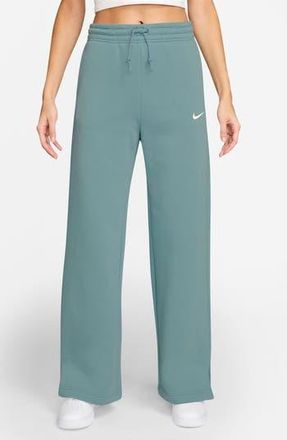 Nike Sportswear Phoenix High Waist Wide Leg Sweatpants in Cannon/Sail at Nordstrom Rack, Size Small