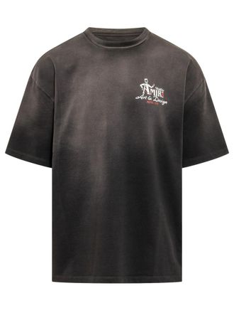 Amiri Dark Grey Logo T-Shirts