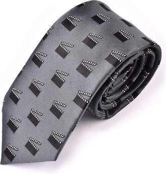 Generic Filmmakers Director Necktie - Movie Tie - Theatre & Drama Gift, Film Clapper Grey, Default