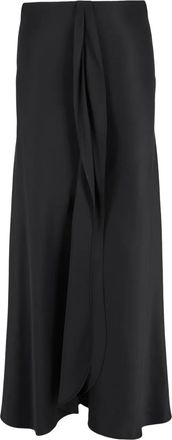 Giorgio Armani Gonna midi drappeggiata - Nero