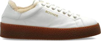 Bogner Lucerne shearling-lined sneakers - White