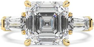 Tilla 14K yellow gold diamond engagement ring - women - 14kt Yellow Gold/Lab Grown Diamond - 7