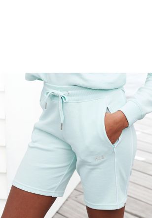 H.I.S Bermudas H.I.S, Damen, Gr. 32/34, N-Gr, gr&uuml;n (hellmint), Interlock, Obermaterial: 60% Baumwolle, 40% Polyester, unifarben, Basic, bequem kniefrei, Hos