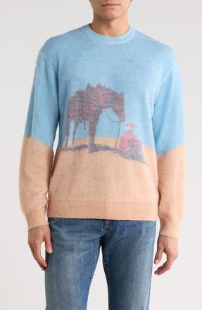 One Of These Days So Far Away Printed Sweater in Multi at Nordstrom, Size Xx-Large