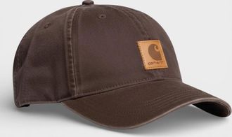 Carhartt Work in Progress Mens Carhartt Logo Cap Brown - Size: O/S