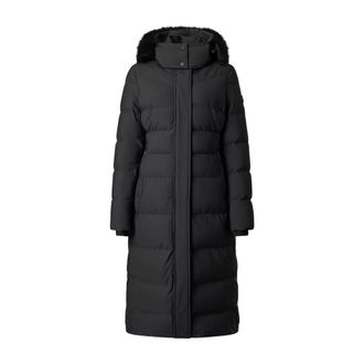 Moose Knuckles Jocada Lange Donsjas - Dames - Mantels - Zwart - Maat: M Nylon
