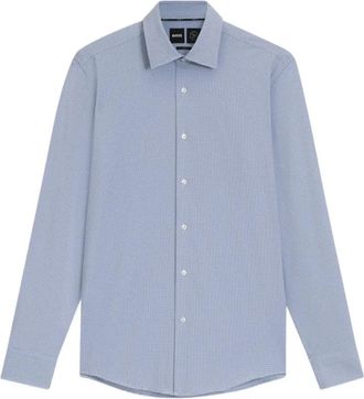 HUGO BOSS Hombre, Camisas, Azul, Talla: L