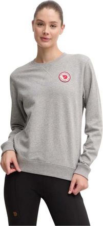 Fj&auml;llr&auml;ven Mujer, Sudaderas, Gris, Talla: S