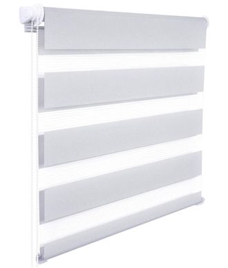 Woltu Tenda A Rullo Doppio Oscurante Per Interni Senza Foratura Avvolgibile Grigio 90x220cm - Woltu