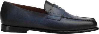 Doucal's Mario Penny Loafer - Heren - Loafers - Blauw - 41 1/2 EU - Leer - Schoenen