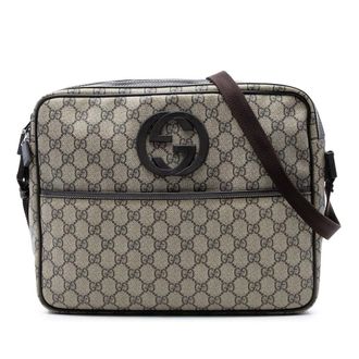 Gucci Pre-owned Gucci GG Supreme Interlocking G Crossbody Unisex UONH1GYXJWS5JE79