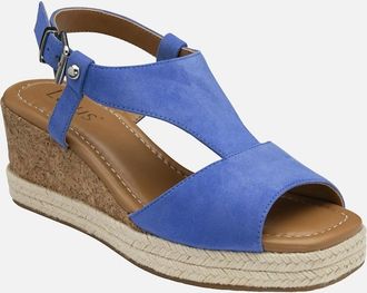 Lotus Womens Madalene Womens Wedge Sandals - Blue - Size: 4