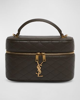 Saint Laurent Gaby Vanity Quilted Leather Bag