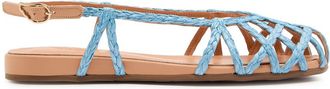 Ancient Greek Sandals Kardia Raffia Sandals - Blue - 37 (IT37/ UK4)