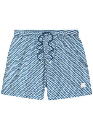 BOSS Boss Patterned Shell Swim Shorts - Blue - XL