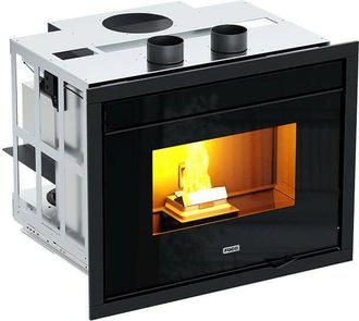 Foco Foco - Inserto Camino Canalizzato - Alimentazione: Pellet - Mod. 13c - Classe Energetica a+