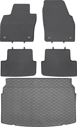 OEM Rigum 437263 Maletero + Alfombrillas Geyer 889/4c - Vw Polo Vi Hatchback 10.2017 (maletero Superior E Inferior) Reposapi&eacute;s Av2 Delantero - Instalado