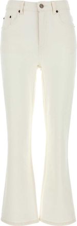 Tory Burch Tory Burch White Stretch Denim Jeans