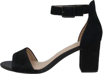 Clarks Womens 261451604 Ankle Strap Heels, Black (Black Suede -), 5.5 UK