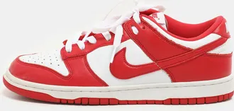Nike University Red/white Leather Sp St. Johns Dunk Low Sneakers