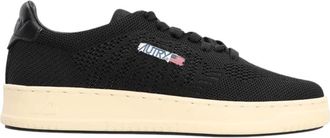 Autry Black Logo Medalist Sneakers