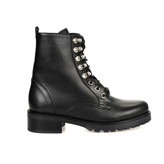 Patrizia Pepe Dames, Schoenen, Zwart, Maat: 35 EU Leer