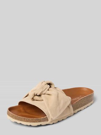 Verbenas Sandalette aus Leder Modell ROXY in Ecru, Gr&ouml;&szlig;e 38