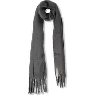 Modstr&ouml;m Accessoires, Dames, Grijs, ONE Size, Polyester, Arismd Sjaal