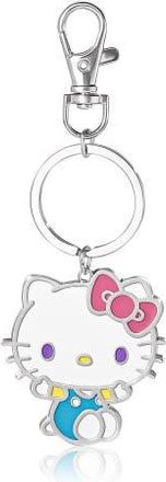 Hello Kitty Fashion Keychain with Adorable Charm in Silver, White at Nordstrom