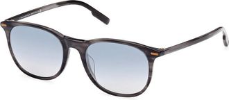 Ermenegildo Zegna EZ0203 52X Mens Sunglasses Tortoiseshell Size 53