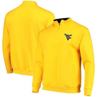 Colosseum Mens Colosseum Gold West Virginia Mountaineers Tortugas Logo Quarter-Zip Jacket at Nordstrom, Size Large