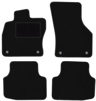 OEM Alfombrillas De Terciopelo Negro Para Coche: Seat Leon Iv Sed&aacute;n, Familiar, Variante, Liftback (2020-)