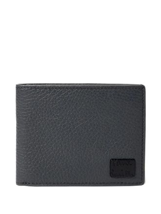 Paul Smith textured logo cardholder - men - Calf Leather - One Size - Grey