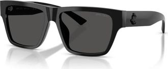 Jimmy Choo London Rechthoekige Zonnebril - Dames - Zonnebrillen - Zwart - 54 MM - Accessoires
