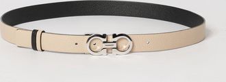 Ferragamo Cintura Gancini in pelle a grana reversibile Ferragamo